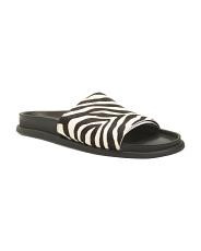 Leather Effie Slide Sandals | TJ Maxx