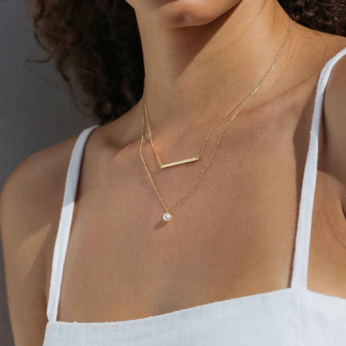Simple Pearl Necklace | AUrate New York