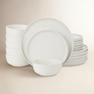 Starlight Plates And Bowls Sets, 18 Piece Dinnerware Sets | Wayfair North America