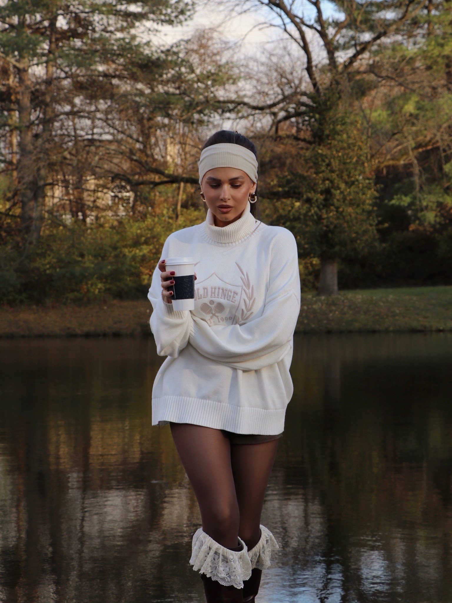 This sweater on repeat 🤍 #sweater #knitwear #turtleneck #fallstyle #winterstyle 

#LTKHoliday #LTKSeasonal #LTKootd