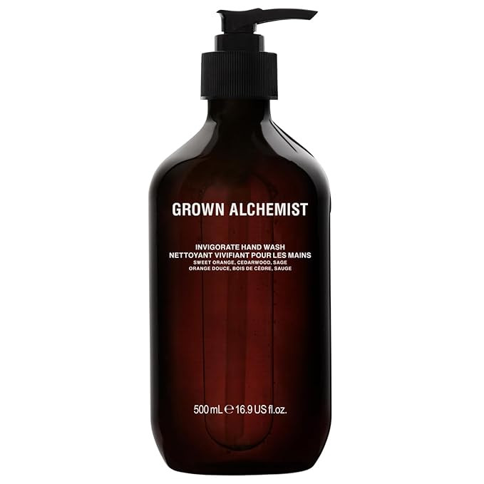 Grown Alchemist Invigorate Hand Wash. Sweet Orange, Cedarwood, Sage. Soothe, Soap to Cleanse & No... | Amazon (US)