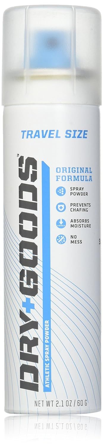 Dry Goods Athletic Spray Powder, Travel Size - Original, 2.1 oz | Amazon (US)