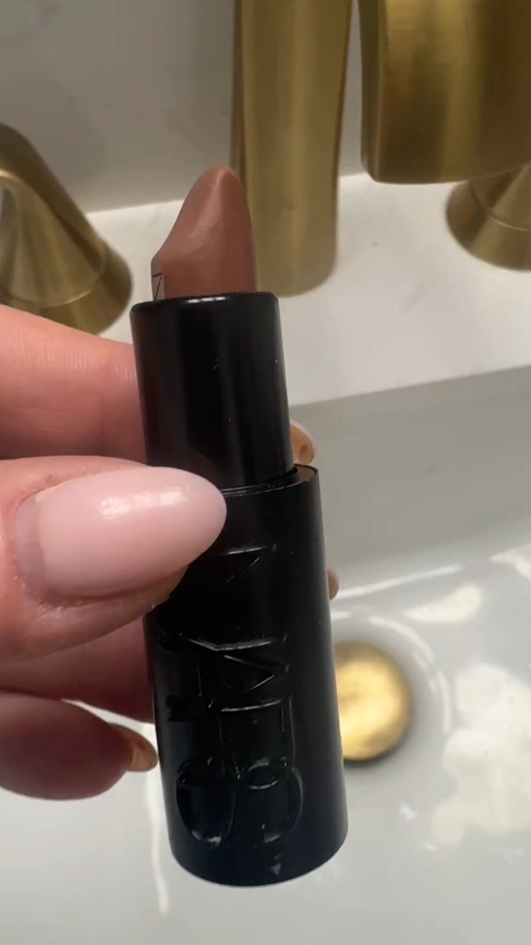 This lipstick shade reminds me of the '90's on the best way. Such nostalgia.
It reads nude on deeper skin tones and light brown on us fair folks.
This lipstick is satin in texture with a creamy color payoff.
This shade is "exposed"

Makeup, lipstick, cosmetics, naturals

#LTKmorningroutine #LTKgrwm #LTKBeauty