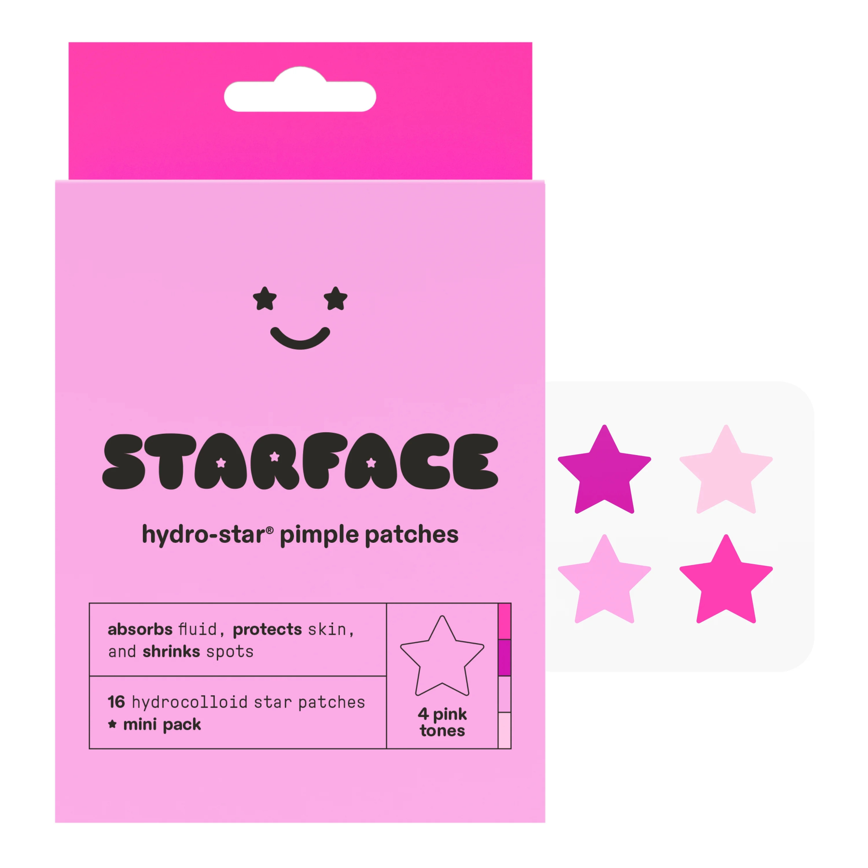 Starface Hydro-Star Pink Pimple Patches Mini Pack - 16 Count | Walmart (US)