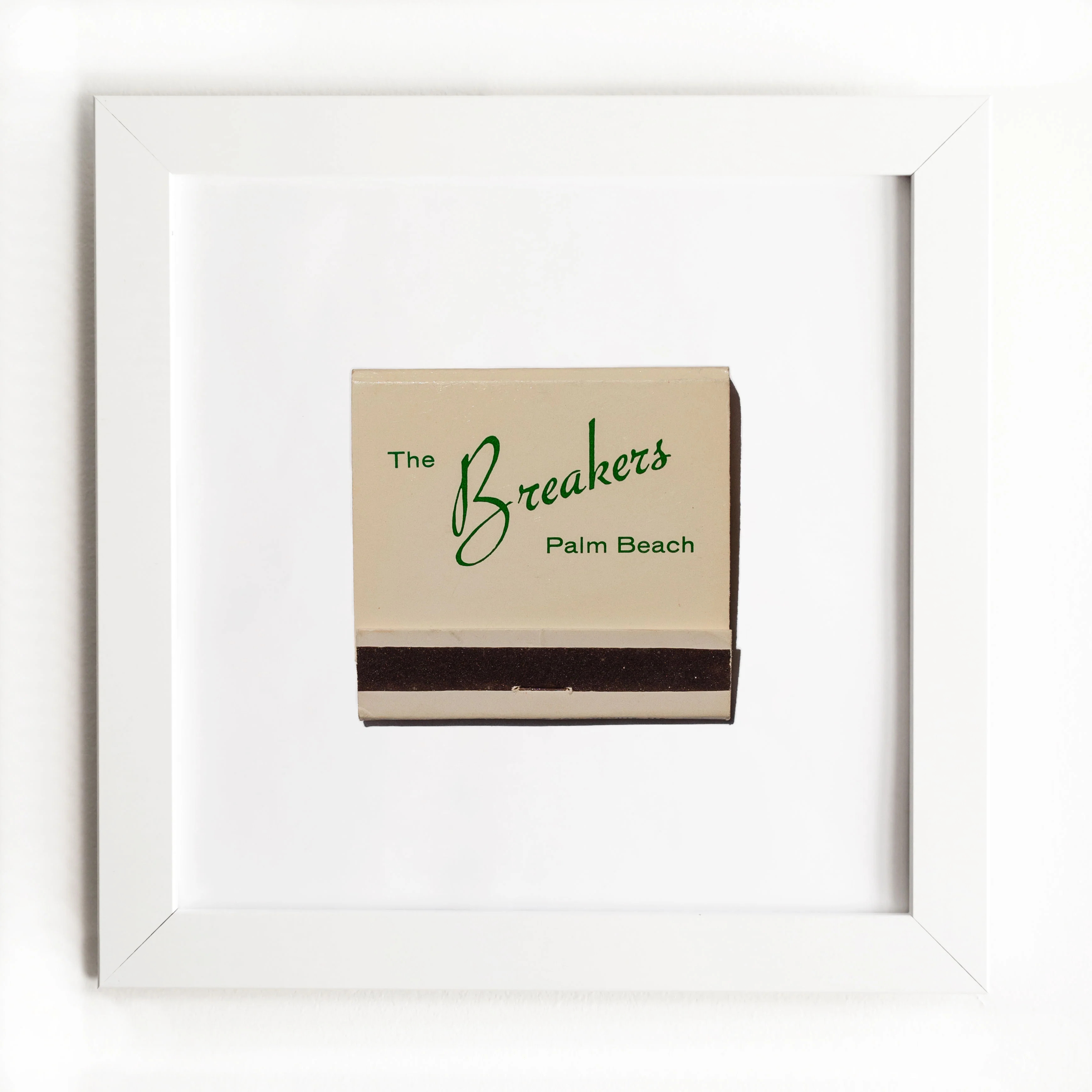 The Breakers Palm Beach - Framed Print Matchbook - Gift - Match South | Match South