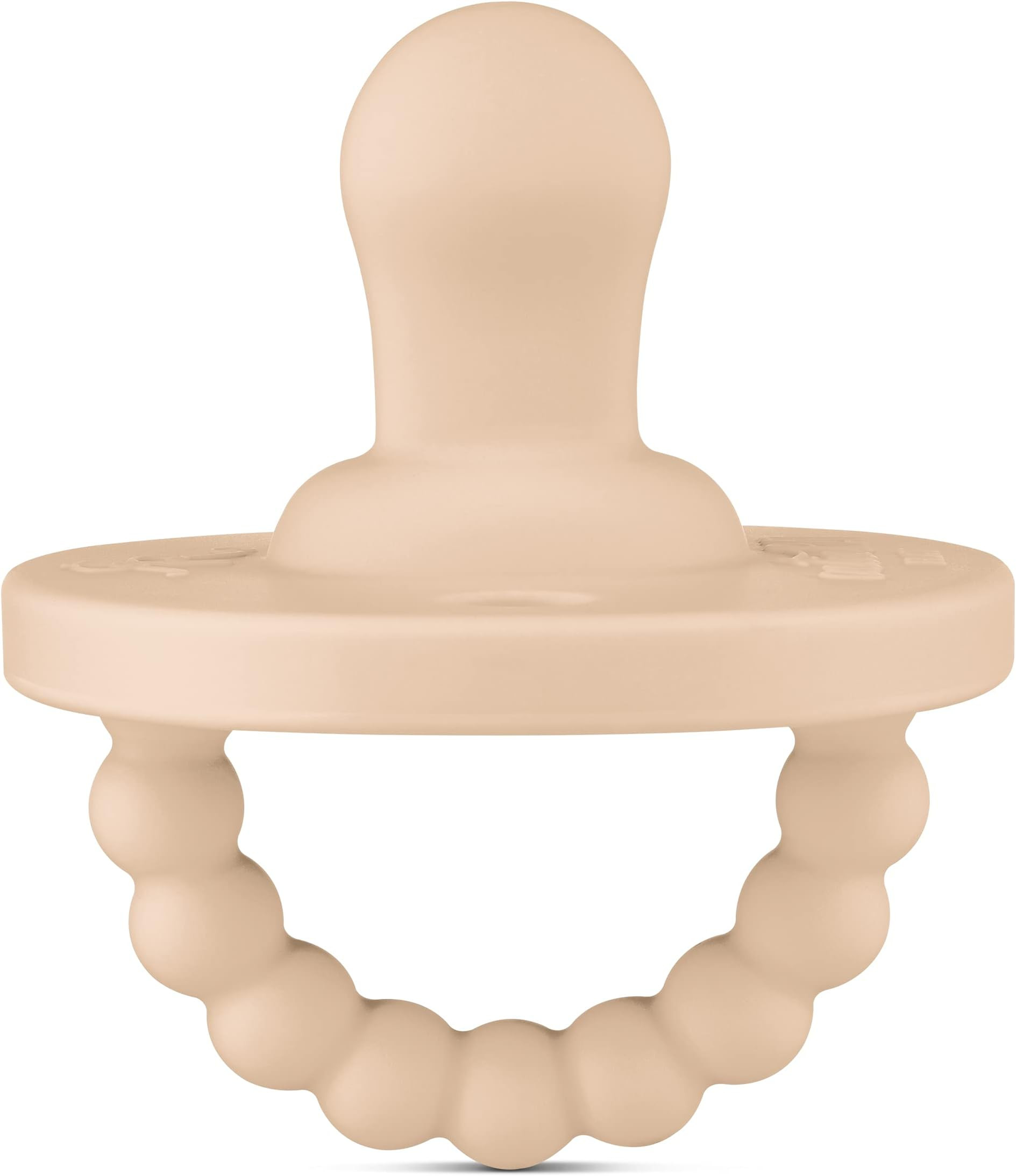 Ryan & Rose Cutie PAT Pacifier Teether (Flat, Tan) | Amazon (US)