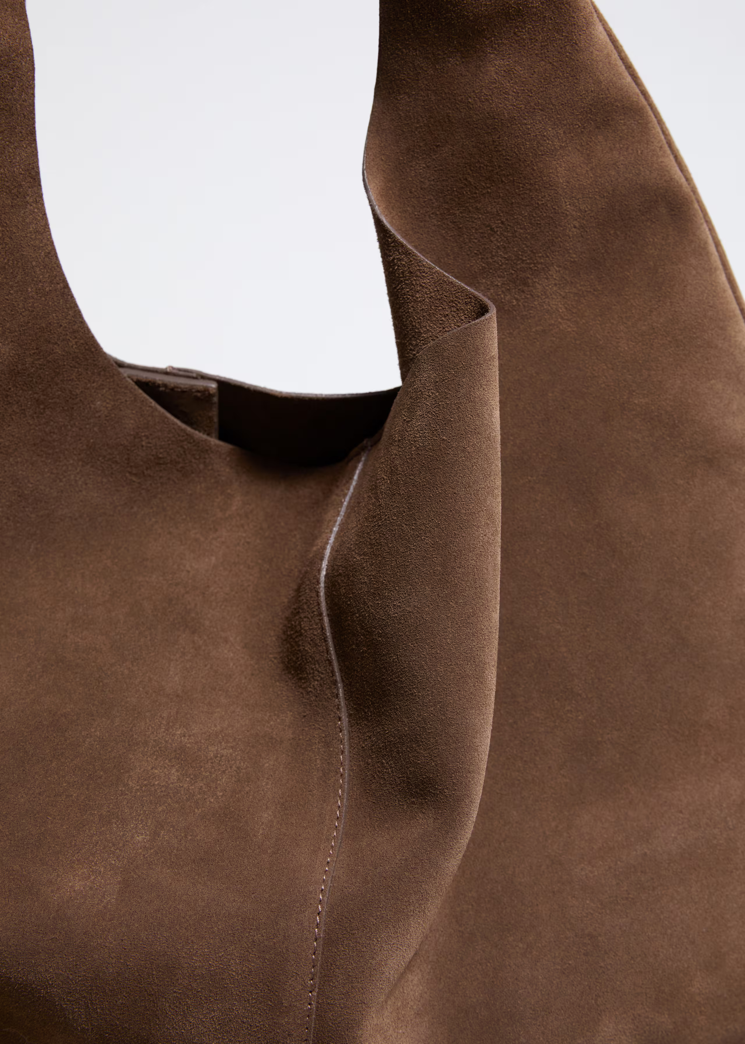 Large Suede Tote Bag - Brown - Bags - & Other Stories GB | & Other Stories UK