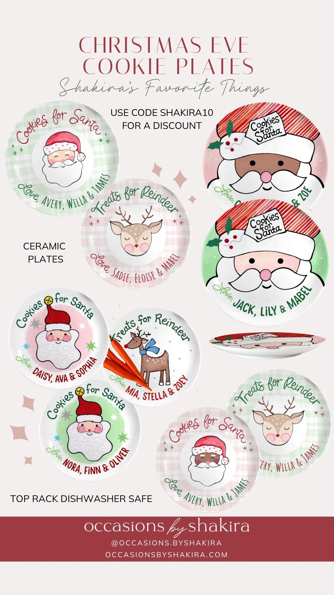Christmas Eve Cookie Plates! Use code SHAKIRA10 for a discount

#LTKHome #LTKmomlife #LTKSeasonal
