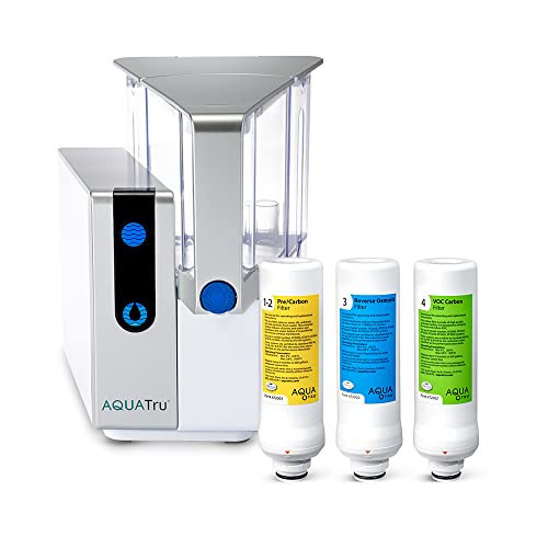 AquaTru Classic Countertop Water Filtration Purification System for PFAS & Other Contaminants with Exclusive Ultra Reverse Osmosis Technology (No Installation Required) | BPA Free (AquaTru Classic) | Amazon (US)
