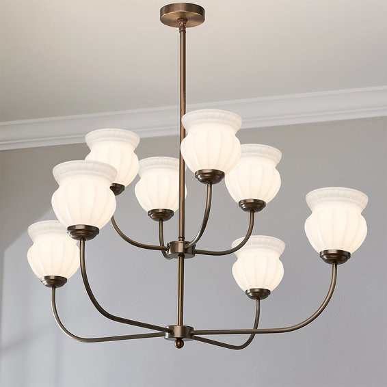 Chris Loves Julia Marlo Two-Tier Chandelier - 8 Light | Shades of Light