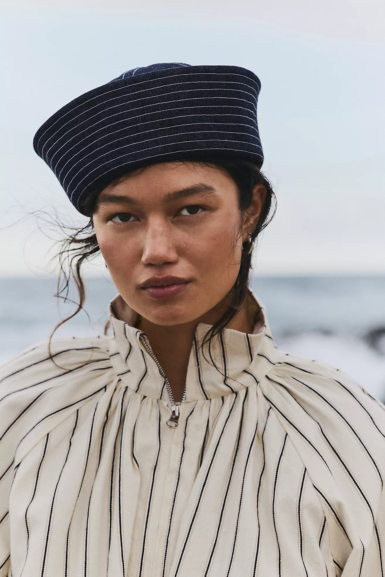Emmery Denim Sailor Hat | Free People (UK)