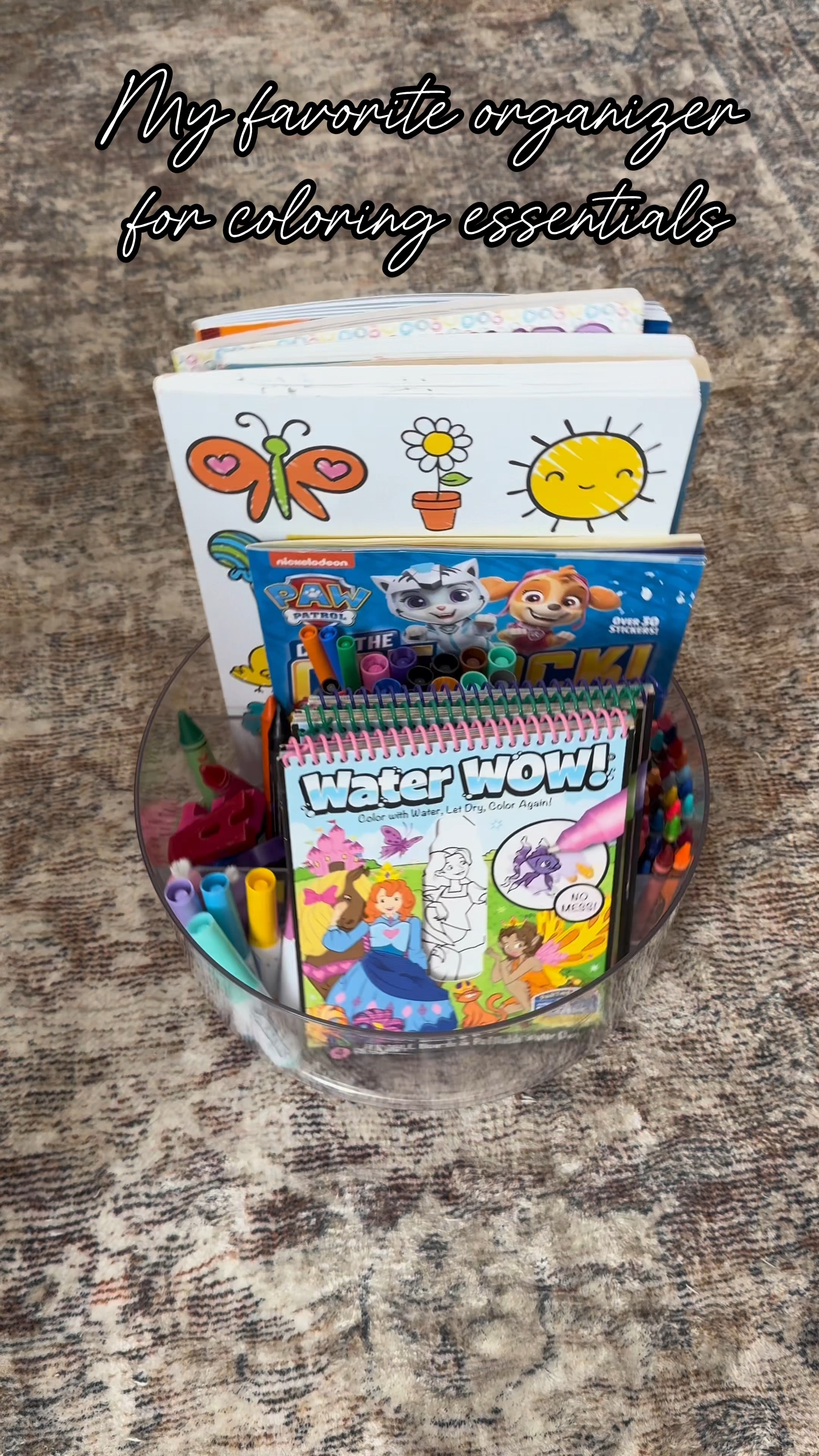 This lazy susan holds all of our crayons and markers and is accessible enough for my girls while also keeping things organized 


#LTKkids #LTKfamily #LTKhome