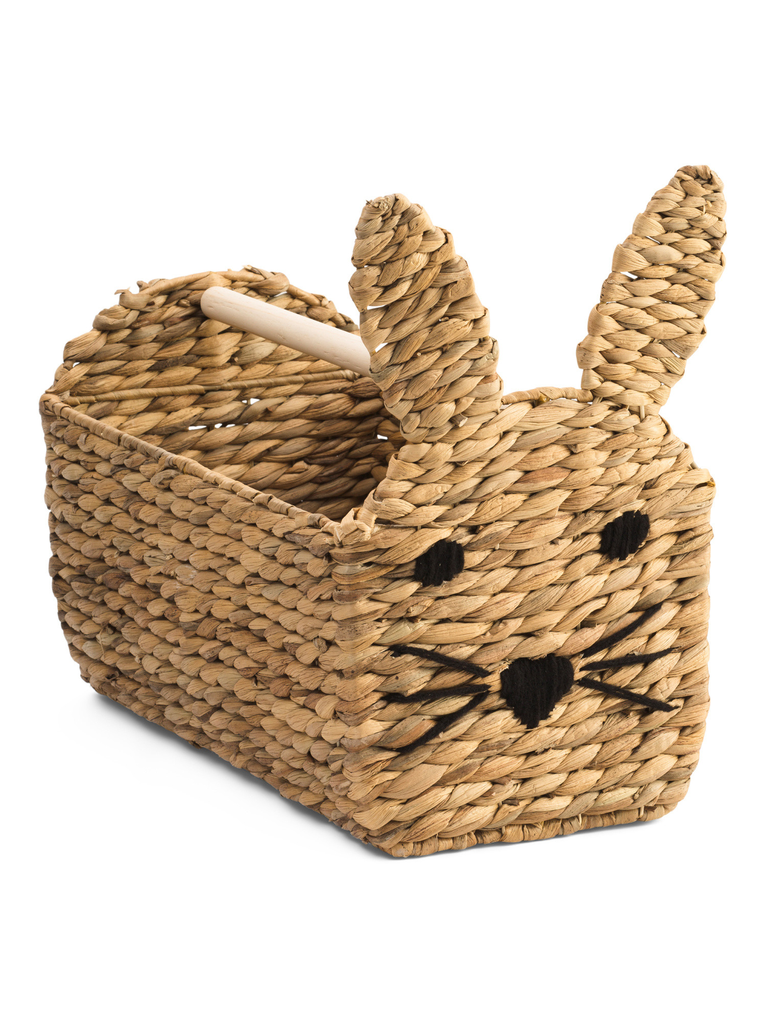 Bunny Long Basket With Wood Handle | Office & Storage | Marshalls | Marshalls