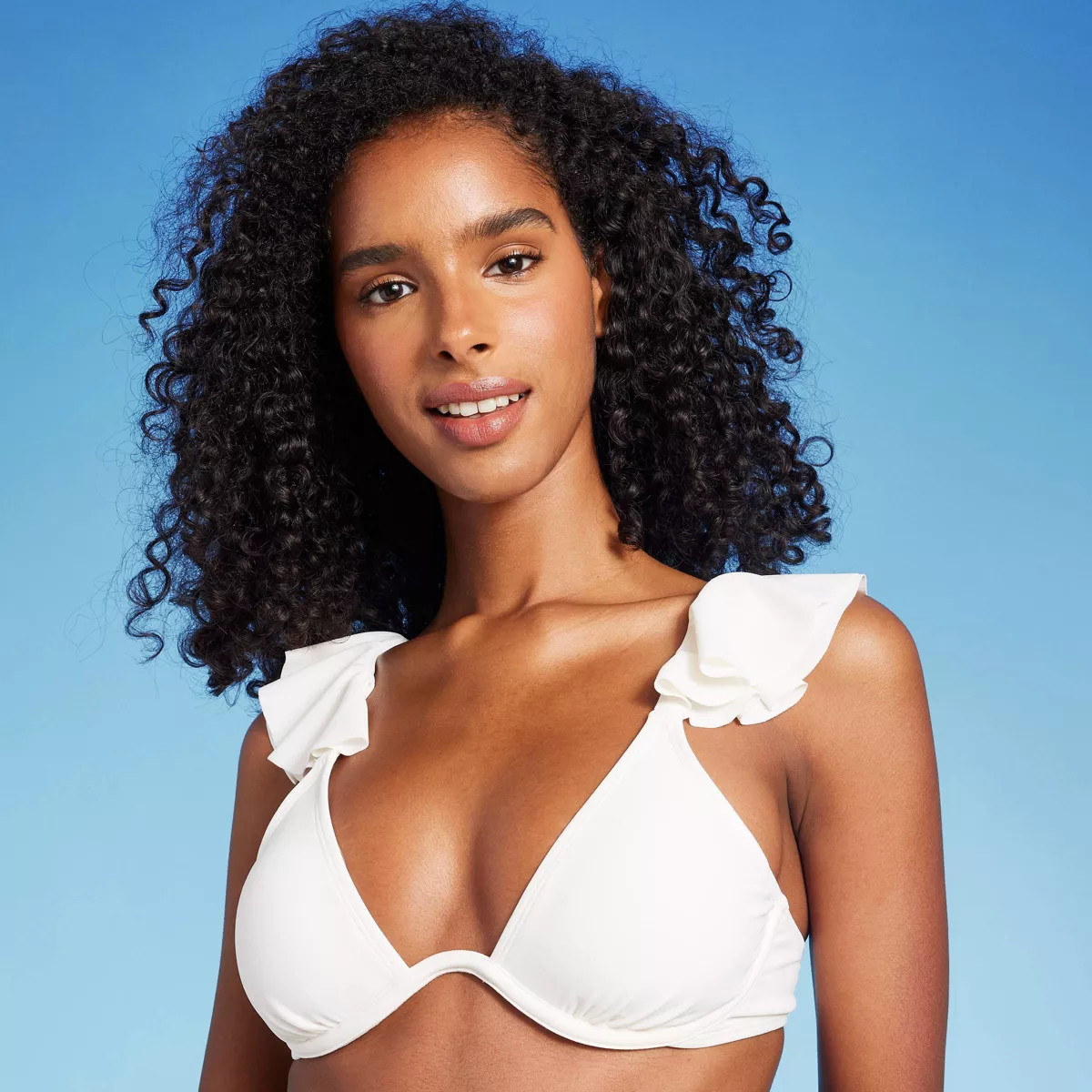 Women's Ruffle Continuous Underwire Bikini Top - Shade & Shore™ | Target