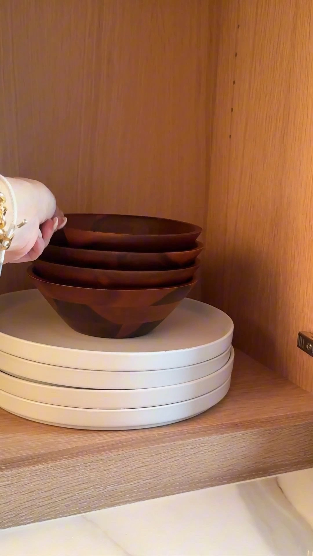 Obsessed with this 4-piece wooden bowl set 🤍 Perfect for everyday use or styling on open shelves. Adds that warm, neutral touch every kitchen needs.



#LTKfoodie #LTKFindsUnder50 #LTKHome