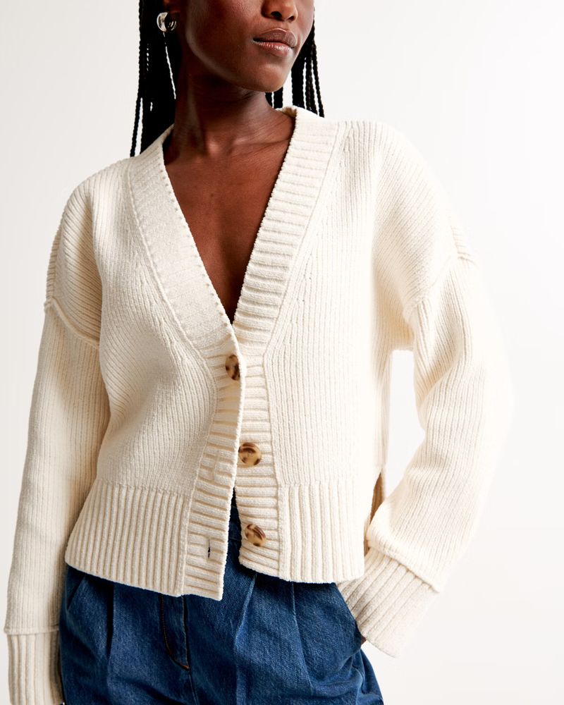 Women's Chenille Cardigan | Women's New Arrivals | Abercrombie.com | Abercrombie & Fitch (US)