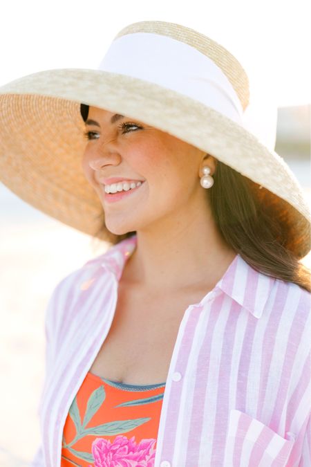 Summer stunners: The Lauren Hat & Audrey earrings from my latest Lisi Lerch collection 💕