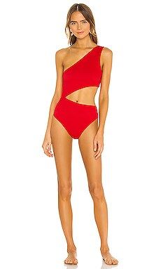 BEACH RIOT Celine One Piece in Red from Revolve.com | Revolve Clothing (Global)