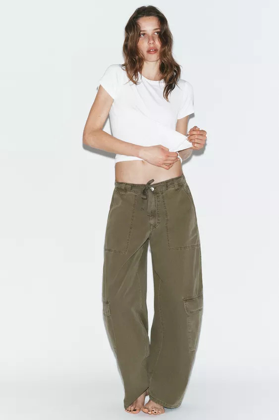OVERSIZE CARGO TROUSERS | Zara UK