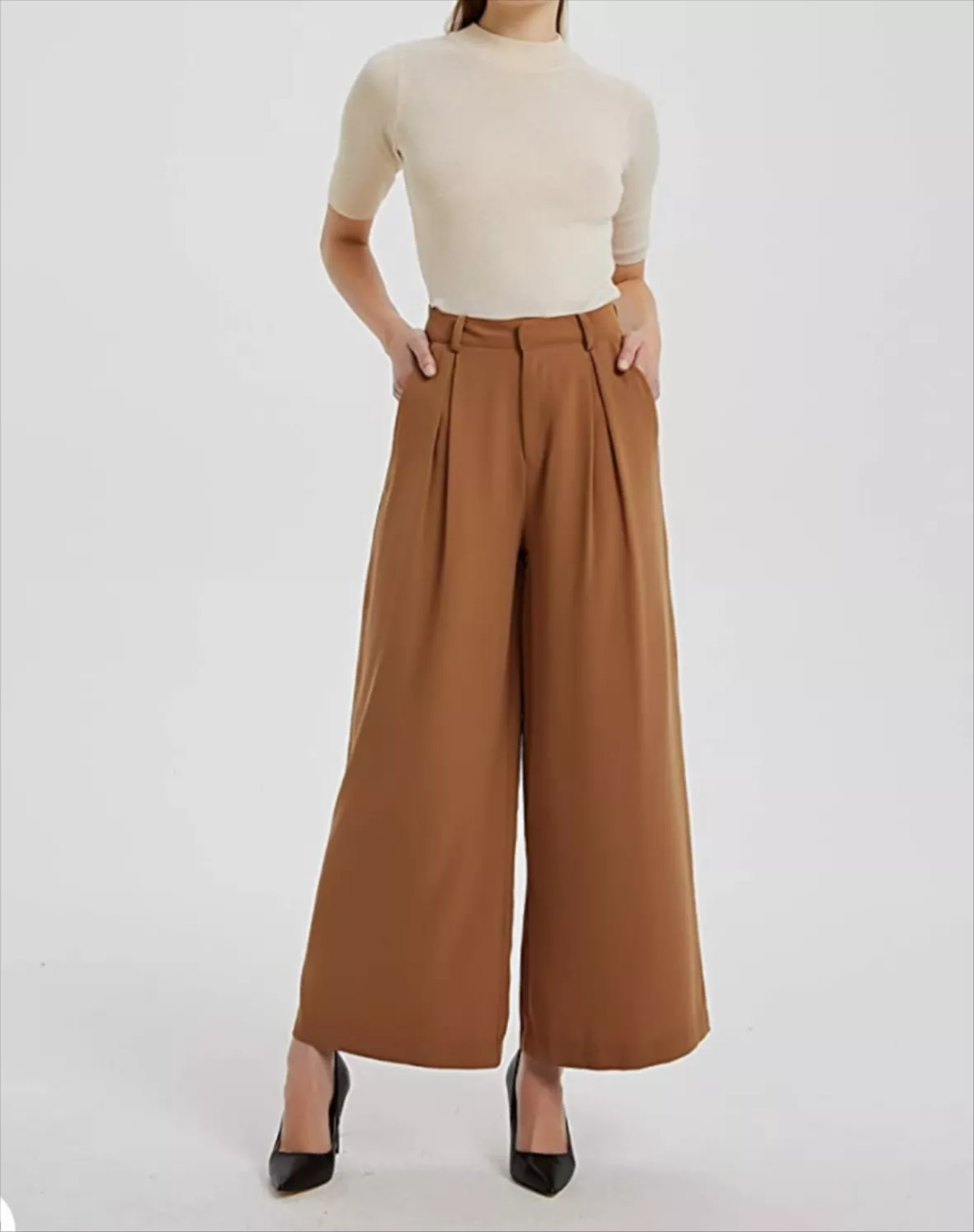 High-waist palazzo pants - Women curated on LTK