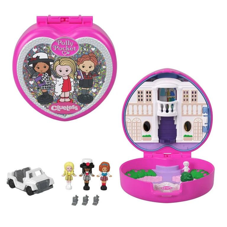 Polly Pocket(4.6)|48 Polly Pocket Micro Dolls and Playset, Collector Clueless Compact with Toy Ca... | Walmart (US)