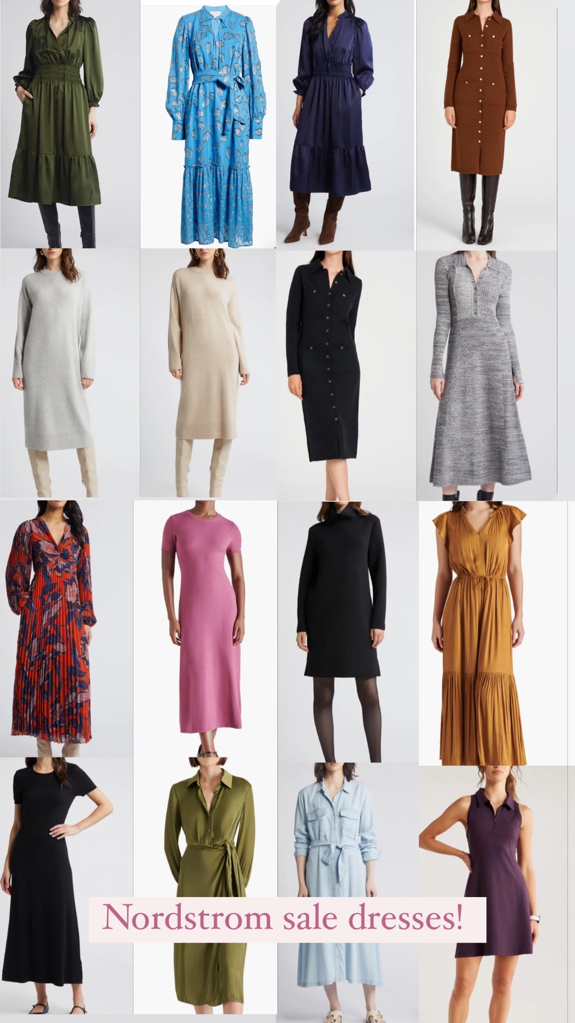 Post 2/2 Nordstrom Sale dresses.
Lots of color and lots of different styles, casual, dressy, sweaters, feminine florals and tailored too. There’s a dress for everyone on this sale. 

#LTKxNSale #LTKSummerSales