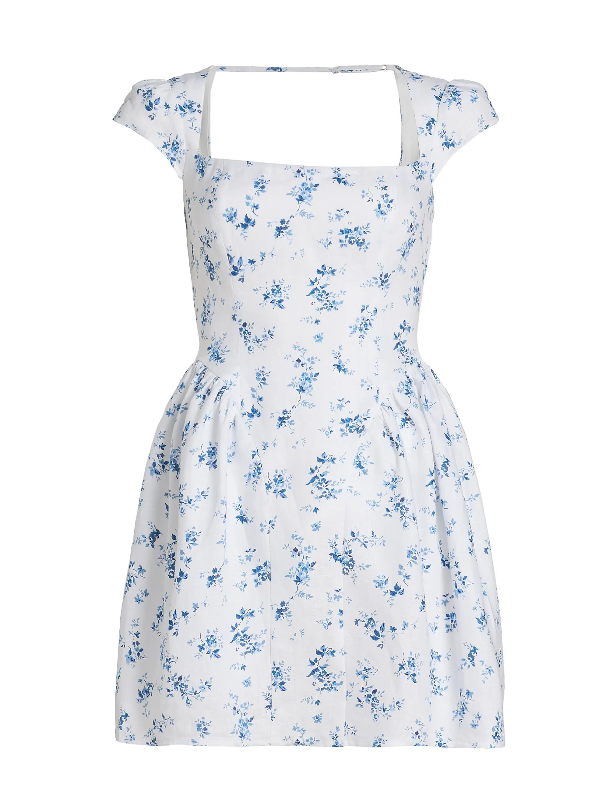 Oaklyn Floral Linen Minidress | Saks Fifth Avenue