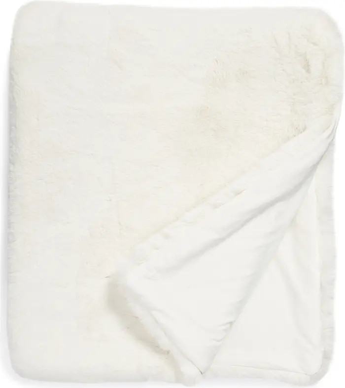 Luscious Faux Fur Throw Blanket | Nordstrom
