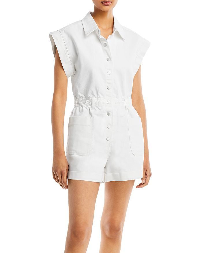 BLANKNYC Short Sleeved Denim Romper Women - Bloomingdale's | Bloomingdale's (US)