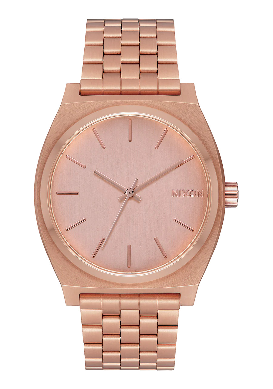 Time Teller Watch | All Rose Gold | Unisex Stainless Steel Analog | Nixon (US & Canada)