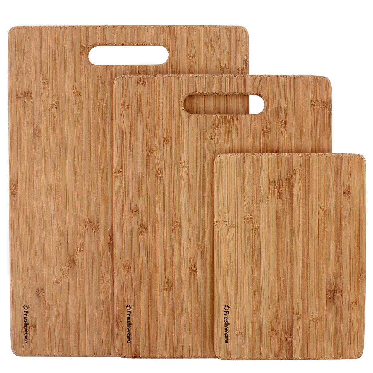 Freshware Bamboo Cutting Boards, Set of 3 | Walmart (US)