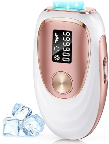 IPL Laser Hair Removal Device for Women & Men - Home 45°F Ice-Cooling Contact for Painless & Lon... | Amazon (US)