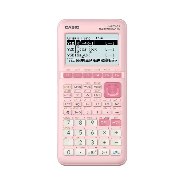 Casio fx-9750GIII Pink Graphing Calculator | Target