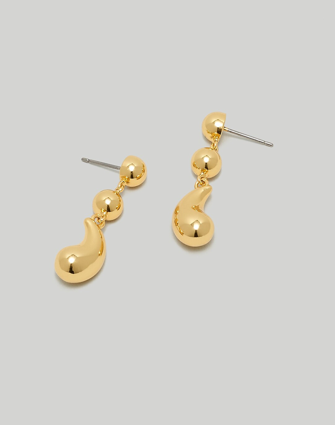 Puffy Teardrop Drop Earrings | Madewell