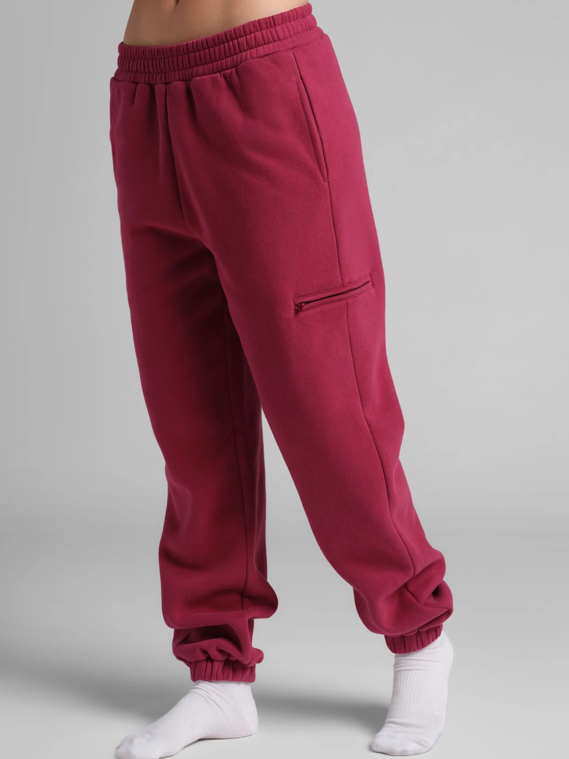 Comfrt x tarte Airplane Mode Travel Sweatpants | Raspberry | Oversized | 3X | Comfrt