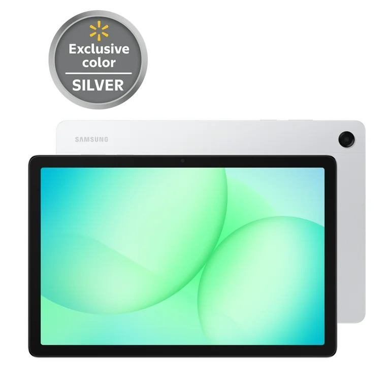 Samsung Galaxy Tab A11+ Widescreen Tablet, 128GB, Android 16, Silver | Walmart (US)
