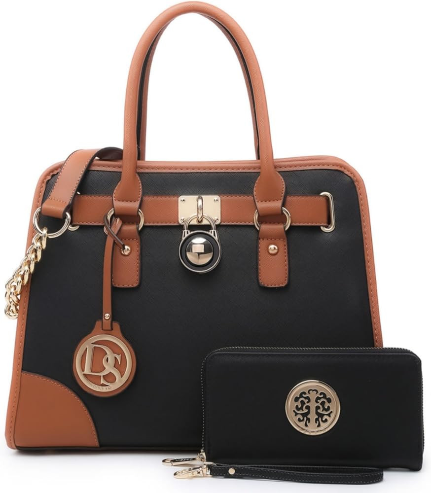 Dasein - Bolso de mano para mujer, con asa superior, bolsa de hombro, bolsa de trabajo, 2 unidade... | Amazon (US)