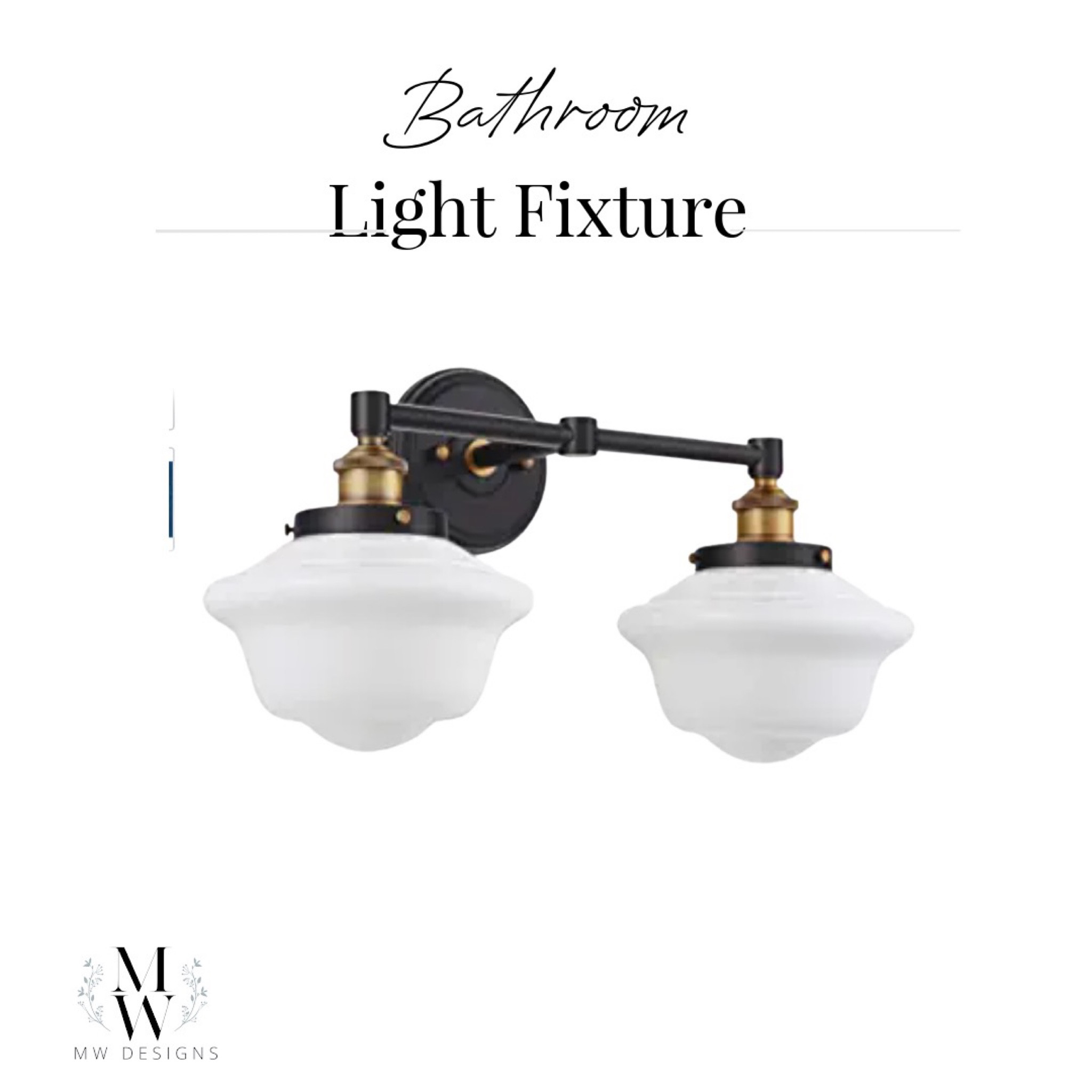Bathroom Light fixture 
Amazon 

#LTKhome #LTKunder100
