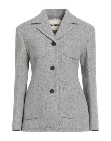Sandbeige Woman Blazer Grey Size M Wool, Nylon, Silk | YOOX (US)