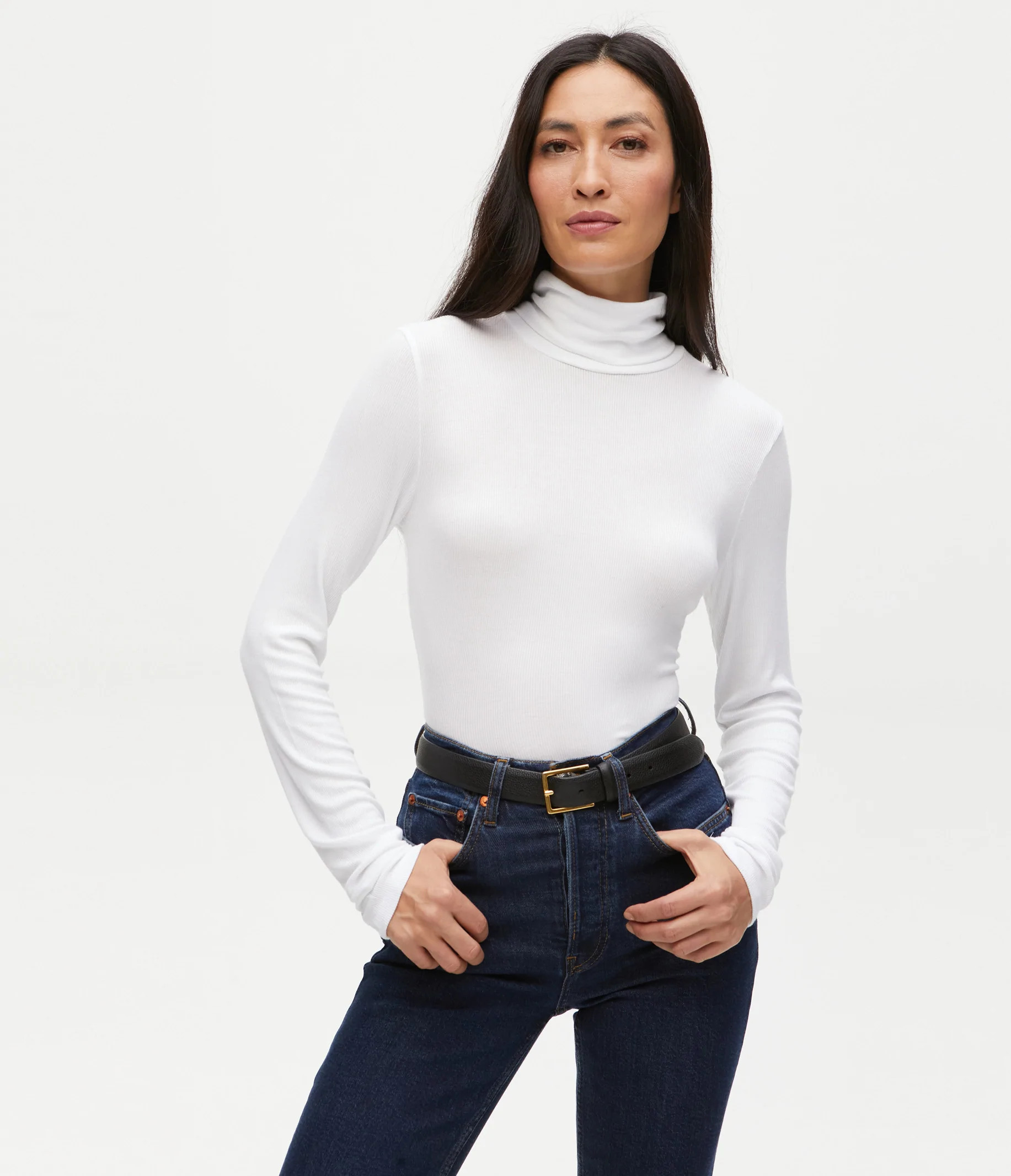 Gail Ribbed Turtleneck | MichaelStars.com