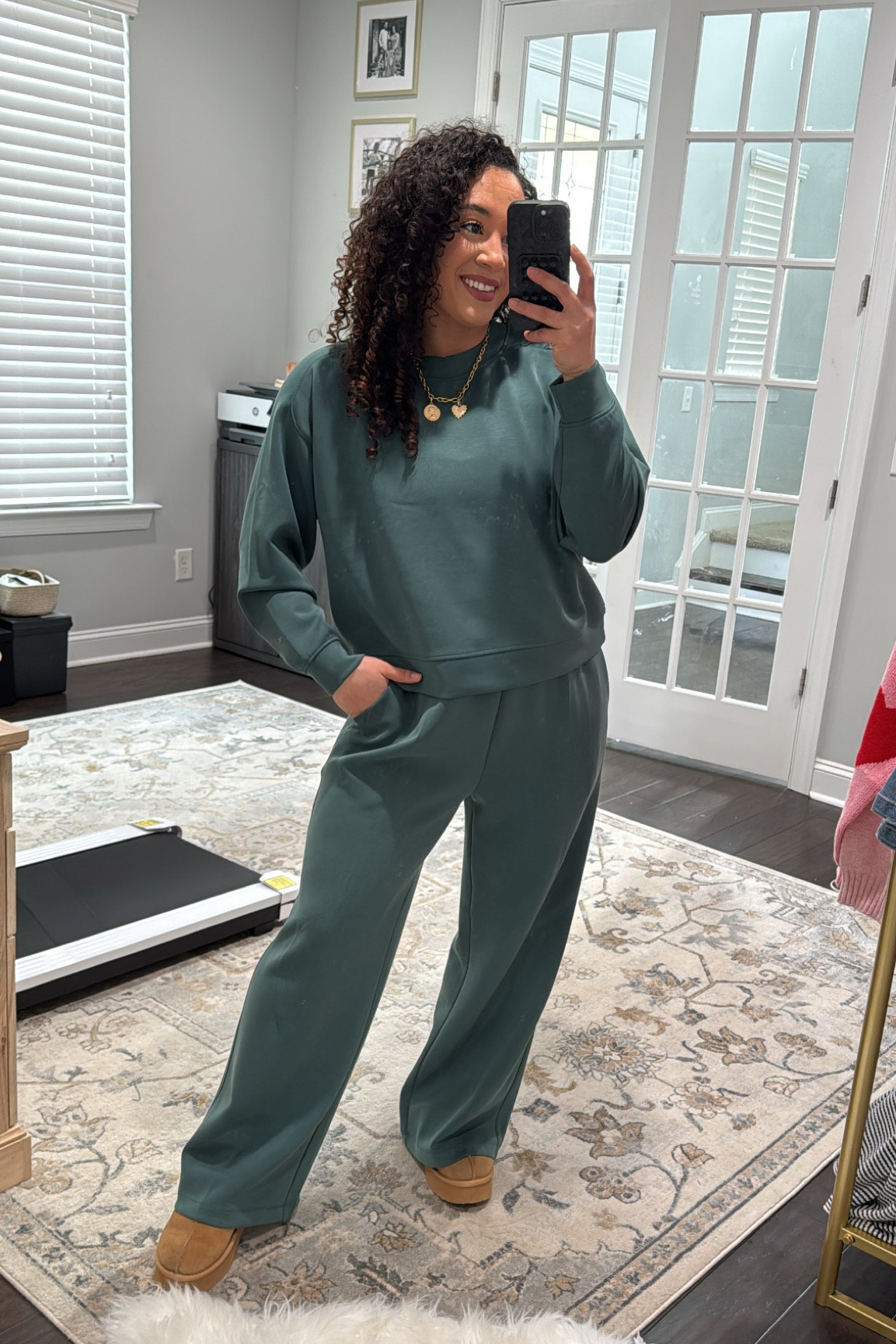 Wearing a size large in both pieces I’m in between a large and medium and could have done a medium in the pants #target #targetfashion 