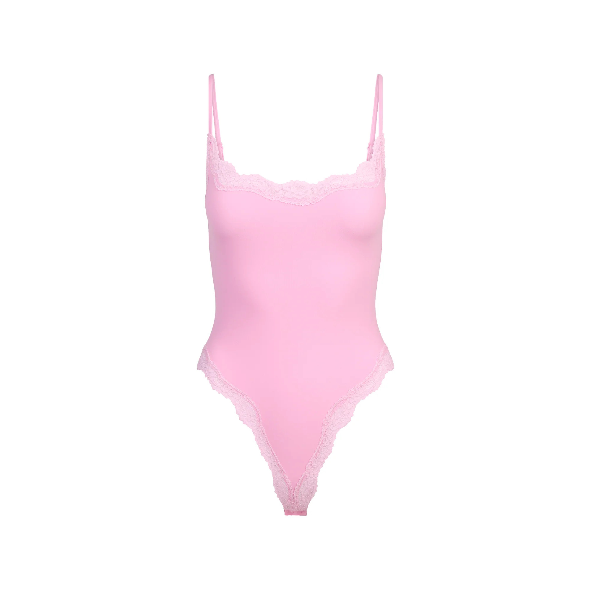 FITS EVERYBODY LACE CAMI BODYSUIT | BUBBLE GUM TONAL | SKIMS | SKIMS (US)