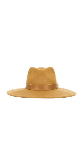Brixton Eleanor Felt Packable Hat in Brown. - size S | Revolve Clothing (Global)