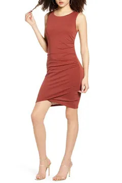 Ruched Body-Con Tank Dress | Nordstrom