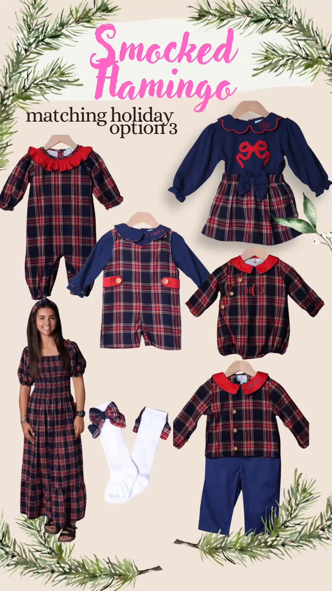 Matching options from Smocked Flamingo! 