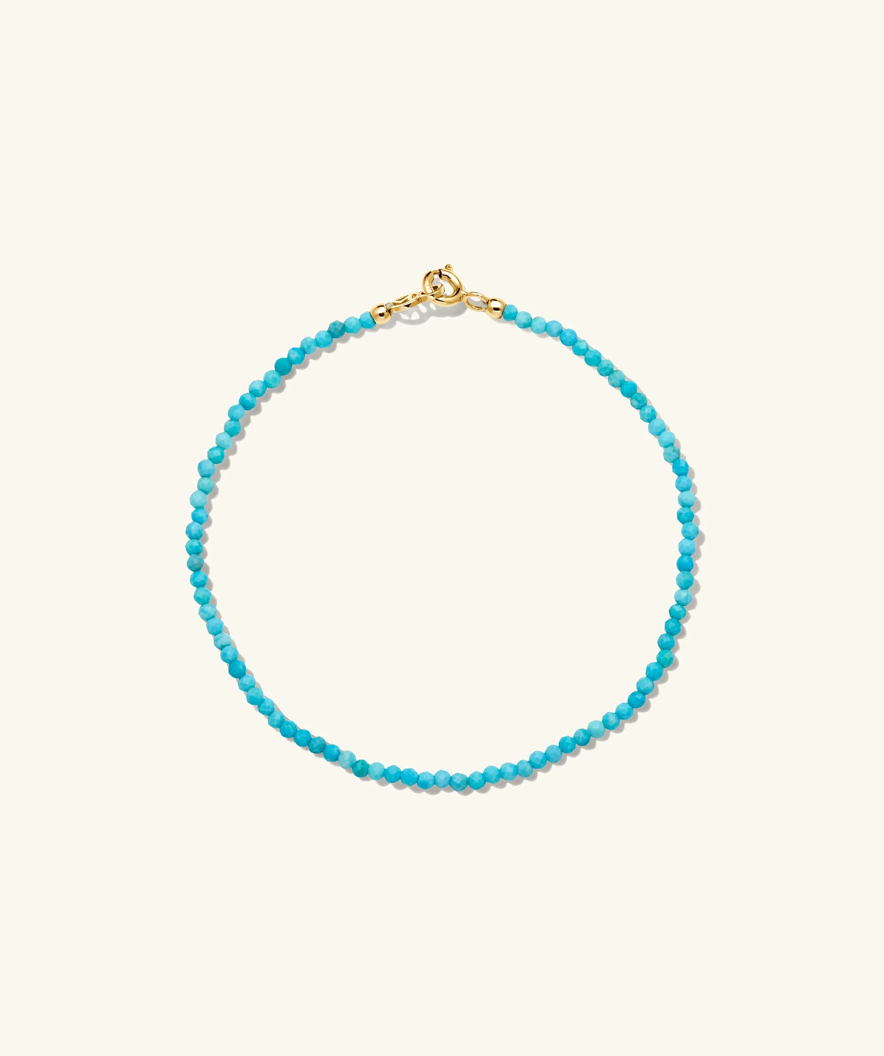 Anya Turquoise Beaded Bracelet | Mejuri Fine Crew