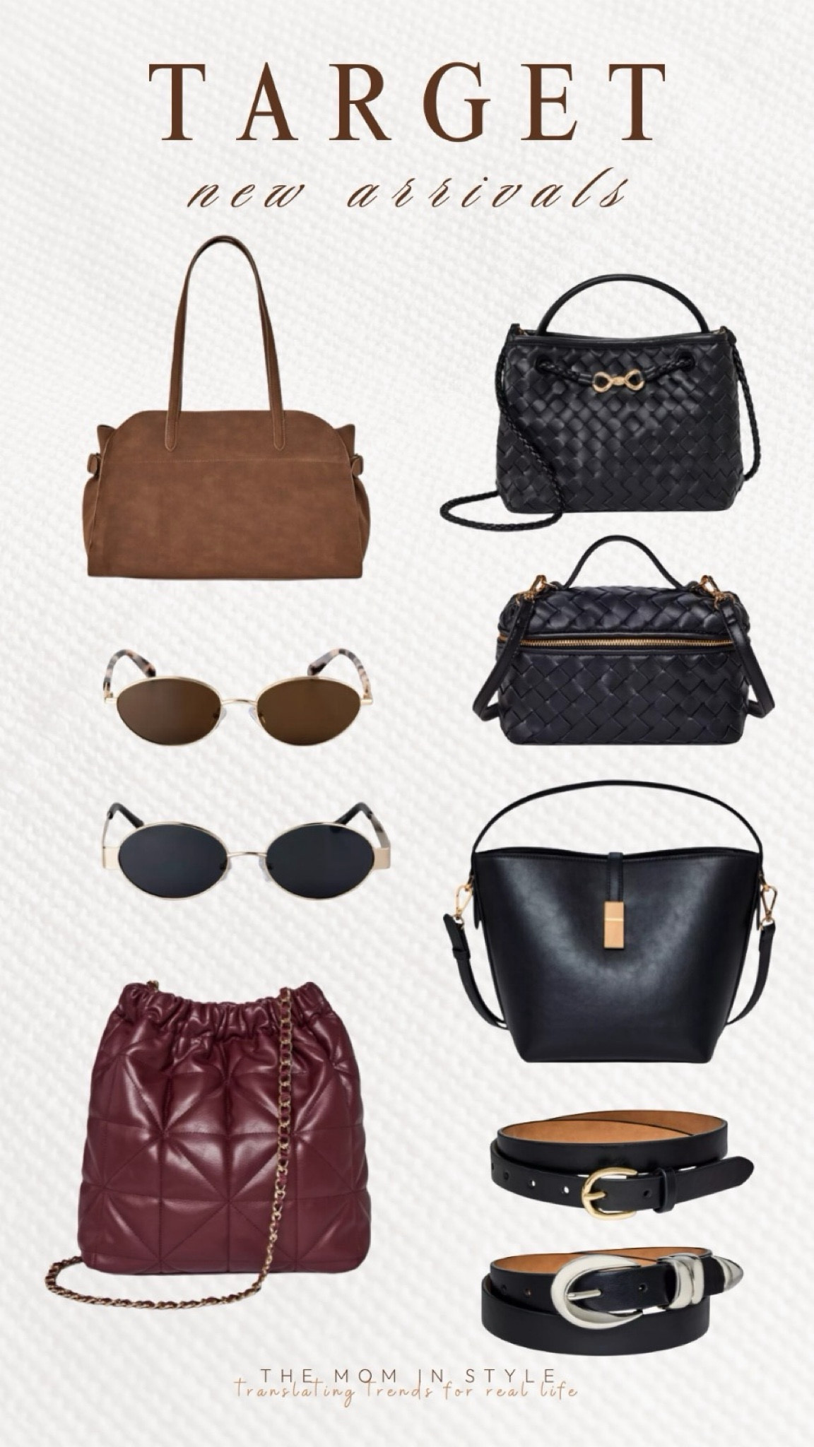 Target New arrivals and now TRENDINg bags 

#LTKGiftGuide #LTKHoliday #LTKCyberWeek