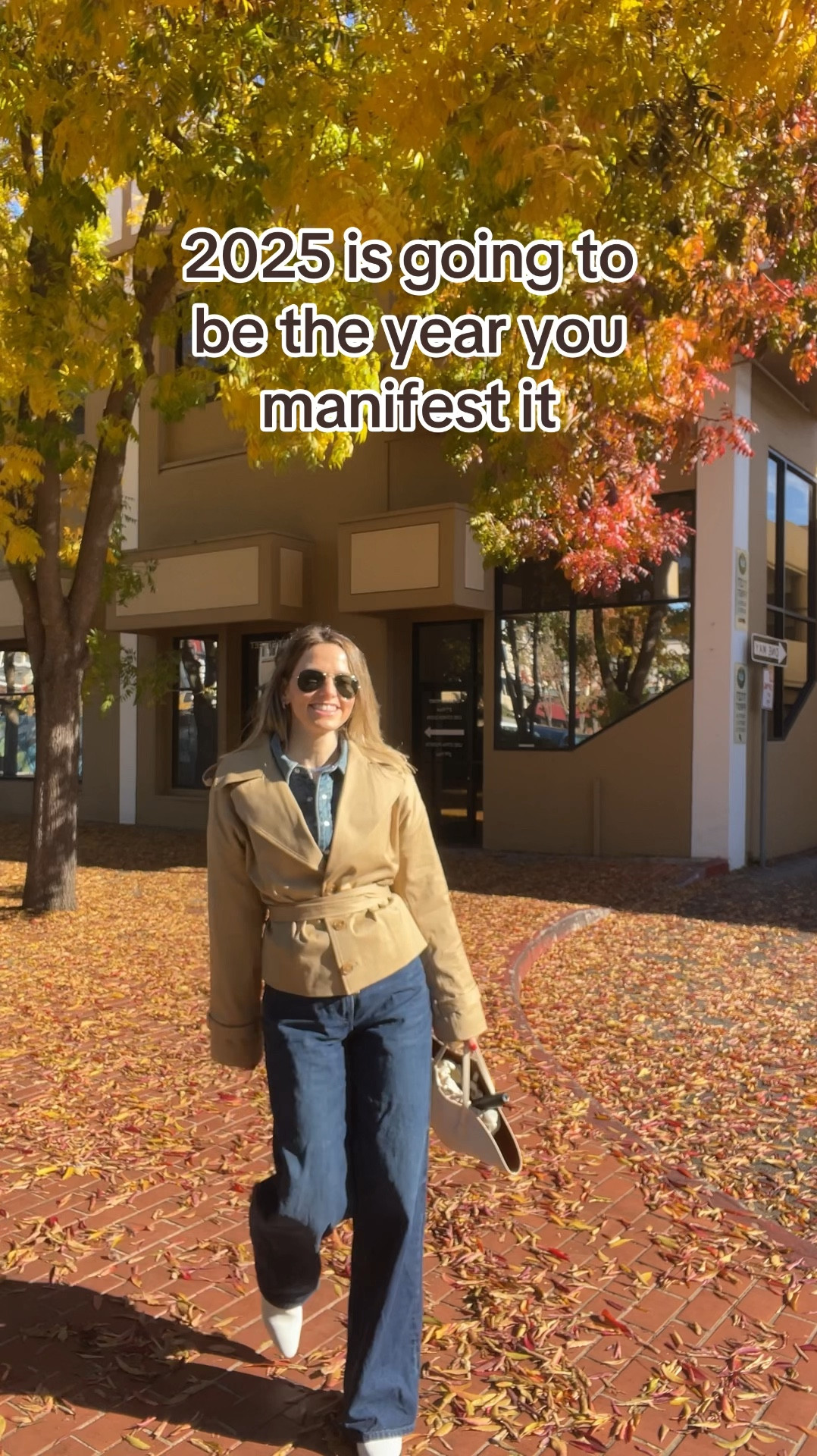 really digging denim on denim outfits lately! especially when paired with a fun cropped trench. these jeans have also become a go-to- they’re just so comfy. I’m wearing a size 25 in the jeans and a small in the shirt and coat 🤍this was the perfect outfit for a day out in Napa Valley. 

#LTKWatchNow #LTKTravel #LTKStyleTip