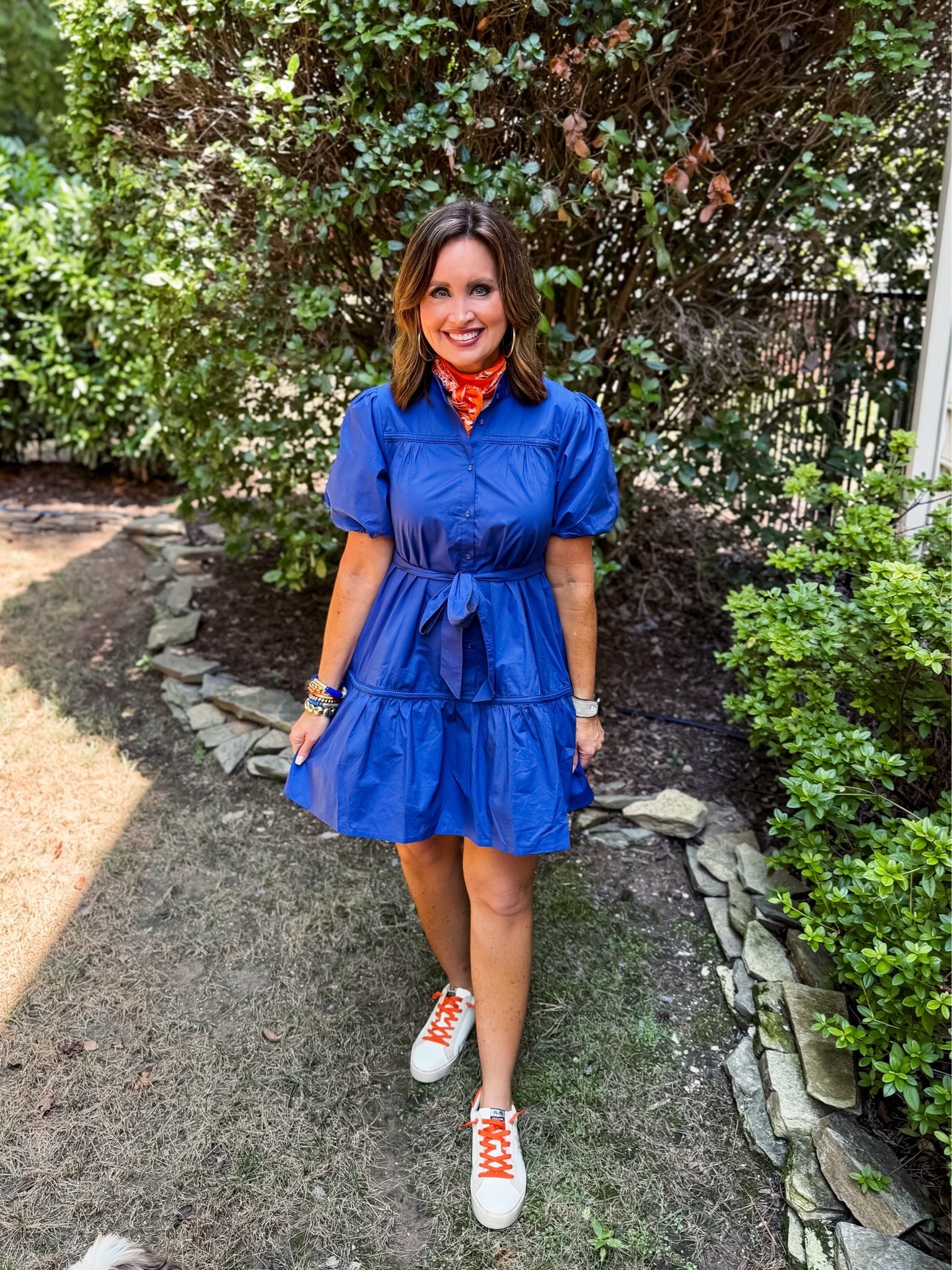 Orange & blue game day outfit

#LTKootd #LTKdayinmylife #LTKOver40