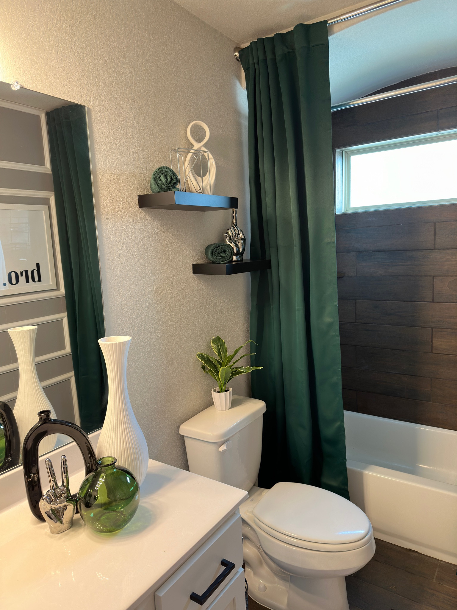 Boys bathroom! we were tired of the typical red or blue colors for our boys restroom, so we went with GREEN 

#boysbathroom #homedecor #kidsdecor 

#LTKhome #LTKfamily #LTKkids